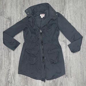 Grey lightweight utility jacket